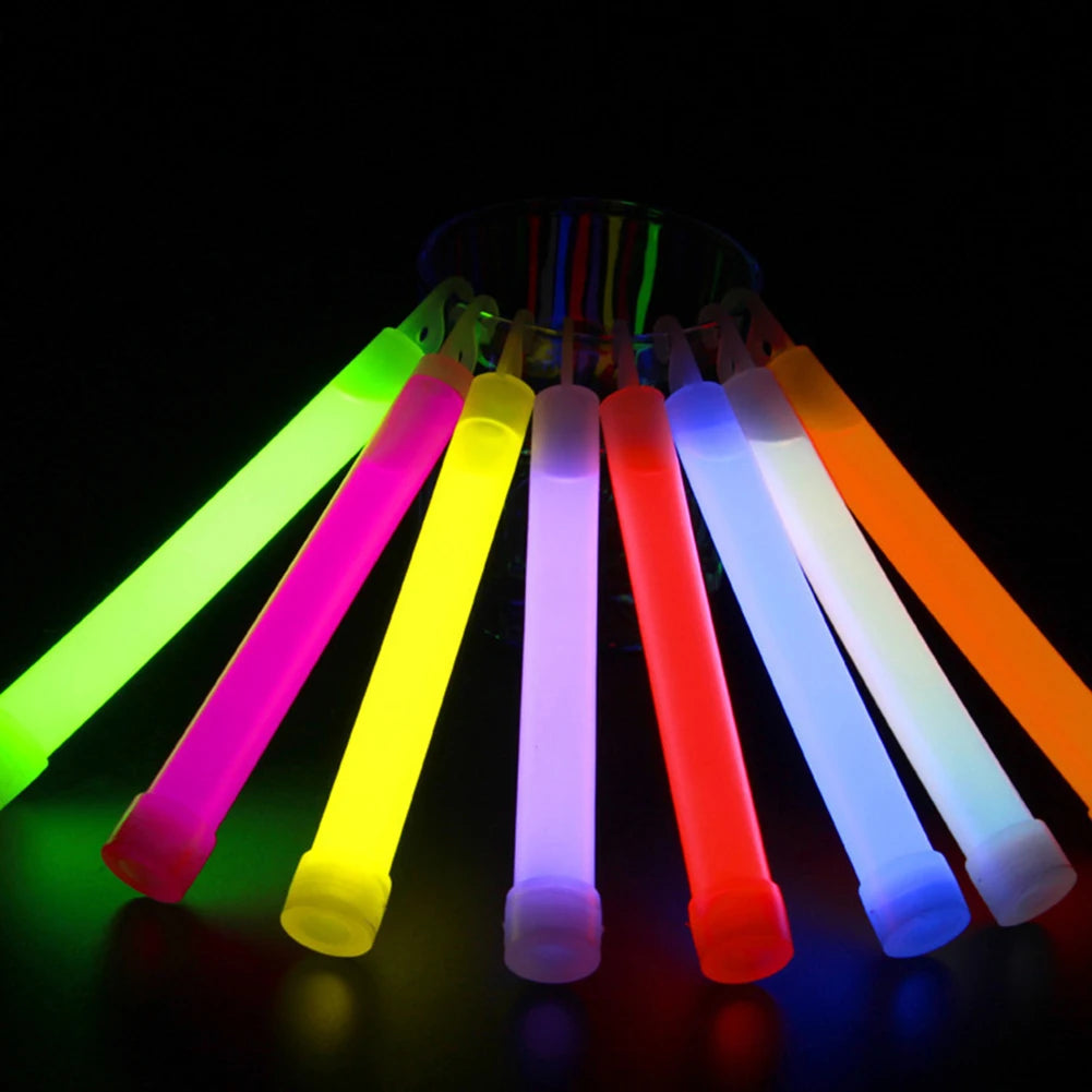 1/5/10PCS Fluorescence Glow Stick Military Glow Light Sticks with Hook