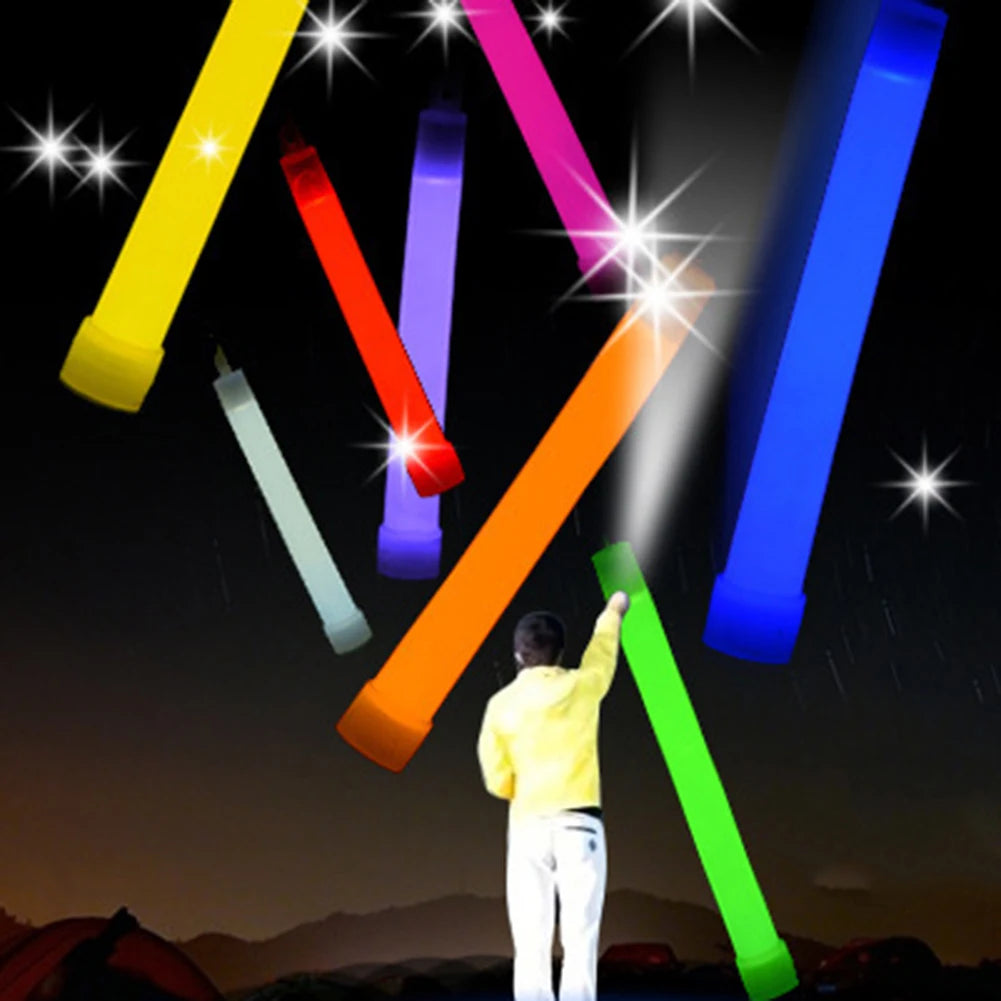 1/5/10PCS Fluorescence Glow Stick Military Glow Light Sticks with Hook