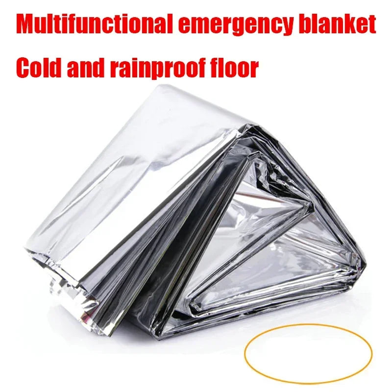 Survival Blanket Outdoor Survive Emergency Rescue First Aid Kit