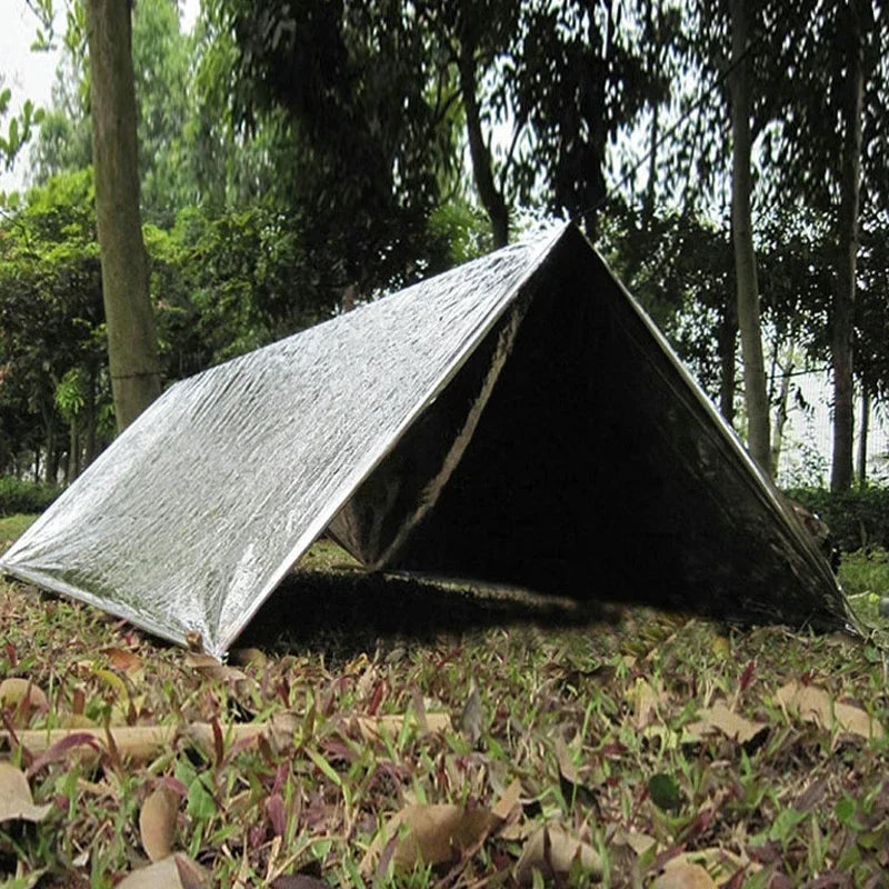 Survival Blanket Outdoor Survive Emergency Rescue First Aid Kit